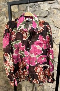 DIFF Chambray Bluse Floralprint BW DIFF Chambray Bluse Floralprint BW