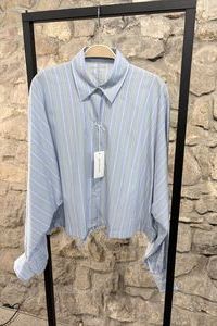 THE WHITE SHIRT Bluse Kimono BW Streifen THE WHITE SHIRT Bluse Kimono BW Streifen