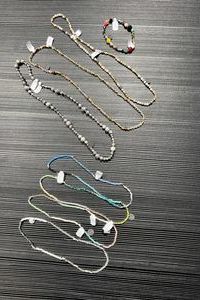 INROSA 2er u.3er Armbändchen elastisch z.T. Edelsteine